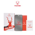 Youksh   360¡   Privacy   Glass   for   iPhone   17   Pro   Max   Ð   Anti-Spy   Full   Screen   Tempered   Glass   Protector - Image 2