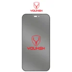 Youksh   360¡   Privacy   Glass   for   iPhone   17   Pro   Max   Ð   Anti-Spy   Full   Screen   Tempered   Glass   Protector